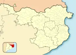 Biure is located in Province of Girona