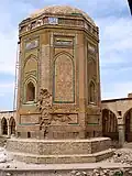 The shrine of Gok Kunbet, within the citadel