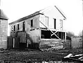 Gold Bar Restaurant (location for 1st session of the Washington State Legislature) in ruins, April 30, 1902