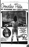 González Padín inauguration in Santurce in 1960