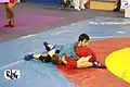 Ground fighting in Sambo