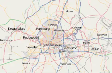 2010 FIFA World Cup is located in Greater Johannesburg