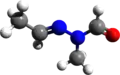 Ball and stick model of gyromitrin