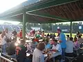 Hadlock Field's picnic area is located alongside the right-field line.
