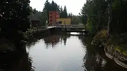 A hydroelectric power station in Halkia.