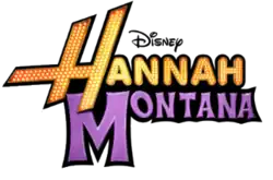 The words "Disney Hannah Montana" are shown in various font styles and sizes against a white background.
