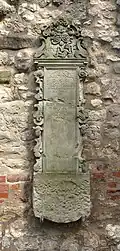 Epitaph for ILSA MARGARE († 1654), daughter of Justus Müller and his wife