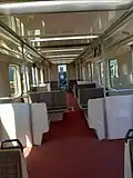 Interior of a Refurbished Harris, statically preserved in 2024