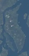 Location of Harstine Island, Washington