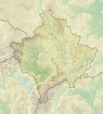 Peja is located in Kosovo