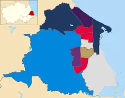 2019 results map