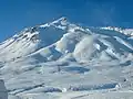 East ridge in winter