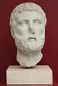 Portrait of a young bearded man
