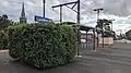 Bicycle parking on Platforms 1 and 2, August 2024