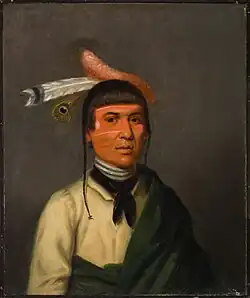 Portrait of No-Tin (Wind) (c. 1832–33), Los Angeles County Museum of Art