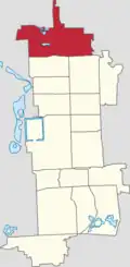 Location of Hepingli Subdistrict within Dongcheng District