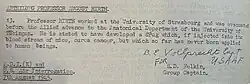 A note on Hirt from Allied intelligence