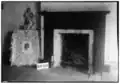 Second floor fireplace in the southwest bedroom
