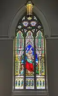 Window depicting John the Baptist