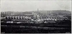 Honor Oak Reservoir under construction 1909