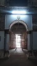 Inside the prayer hall