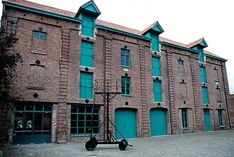 An old warehouse at the hop museum