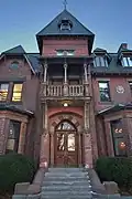 White's mansion on the Cornell campus, listed on the National Register of Historic Places