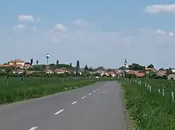 View from the west
