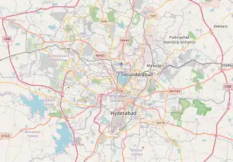 Secunderabad is located in Hyderabad