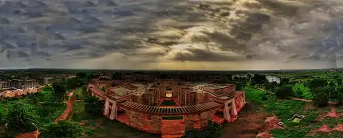 IIM Indore's aerial panoramic view