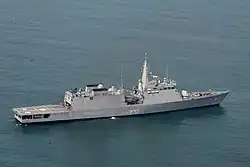 Sunayna at sea.