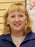 Jan Gardner smiling in 2018