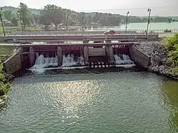Bugle Lake dam