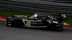 Marco Antonelli driving the Mercedes-AMG GT3 Evo in the 2022 International GT Open at the Red Bull Ring