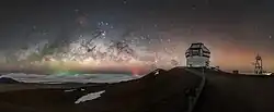 Photo of the The Frederick C. Gillett Gemini Telescope on Mauna Kea in Hawai'i in 2022