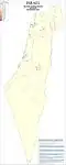 Geographical distribution of the Non-Arabic-speaking Christian population of Israel by statistical area.[190]
