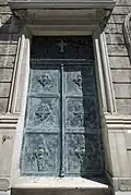 The door of the church