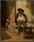Italian Peasant (1842), oil on canvas, 15 5/8 x 12 1/2 in. (39.7 x 31.8&nbsp;cm), Clark Art Institute