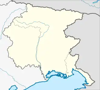 Codroipo is located in Friuli-Venezia Giulia