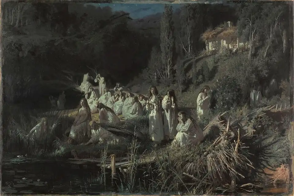 The Mermaids by Ivan Kramskoi