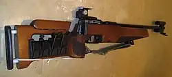 An Izhmash Bi 7-3 toggle-action straight-pull rifle