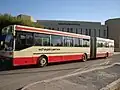 Transportation buses are used in the 11&nbsp;km2 university campus.