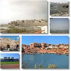 General view of city and port • Roman Amphitheater • Al-Baath Stadium • Entrance of Roman Theater • Landscape of Jableh • Port