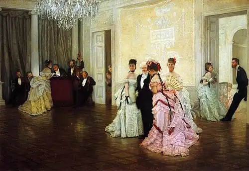 Too Early by James Tissot, 1873