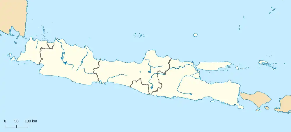 Kebumen Regency is located in Java