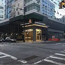 The new subway entrance for 2016.