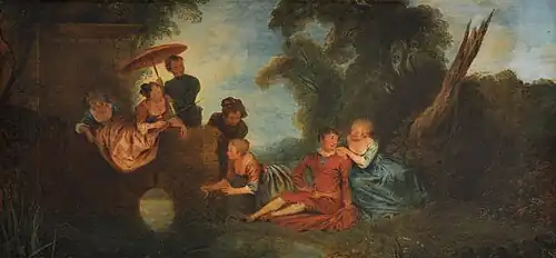 Fishing Jean-Baptiste Pater, circa 1720