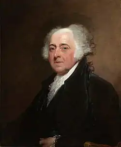 The second President of the United States,John Adams c. 1800–1815