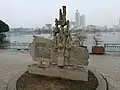 John McCain monument at Trúc Bạch Lake