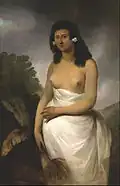 Portrait of Poedooa, daughter of Orea, King of Ulaitea, Society Islands ( 1782-85) by John Webber